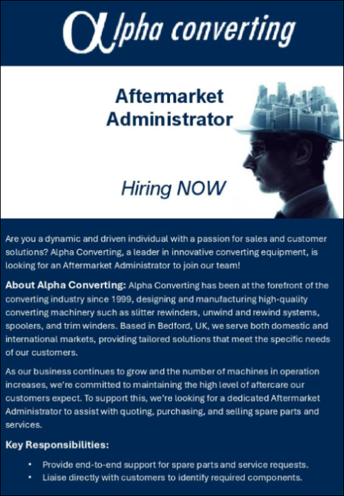 Aftermarket Administrator